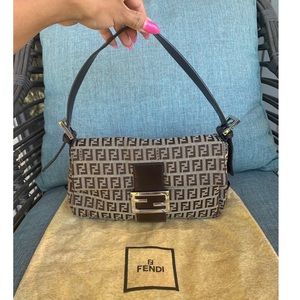 FENDI Zucchino Baguette
